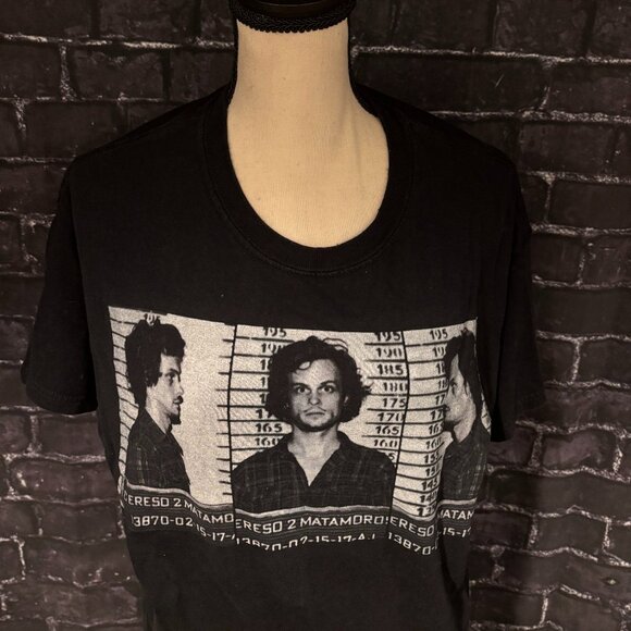Spencer Reid Criminal Minds Mugshot T-shirt For Tv Series Size Large - Picture 1 of 2